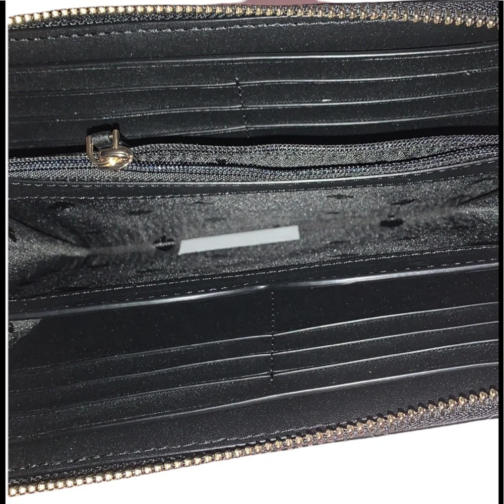 ♠️ kate spade ♠️ Natalia Smooth Quilted Leather Large Continental Wallet - Picture 8 of 10